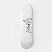 Chat-Design Skateboard (Vorne)