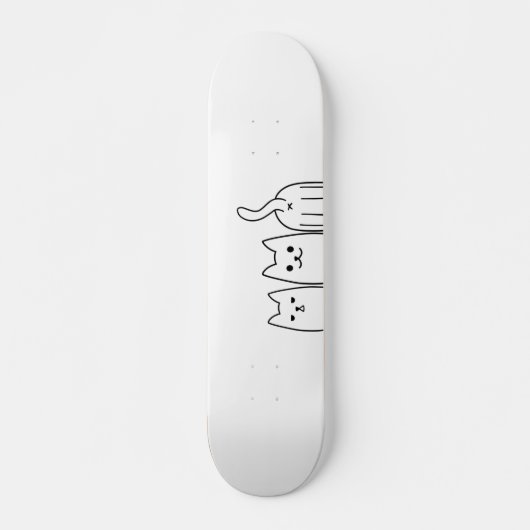 Chat-Design Skateboard (Vorne)