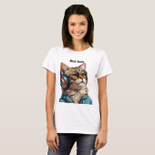 Chat-Design T-Shirt (Vorne ganz)