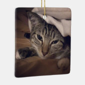 Chat Foto Square - Weihnachten Keramikornament (Rechts)