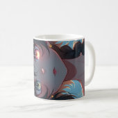 Chat Girl Design Kaffeetasse (VorderseiteRechts)