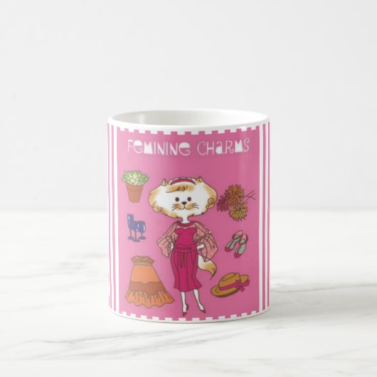 Chat Girl Kaffeetasse (Mittel)