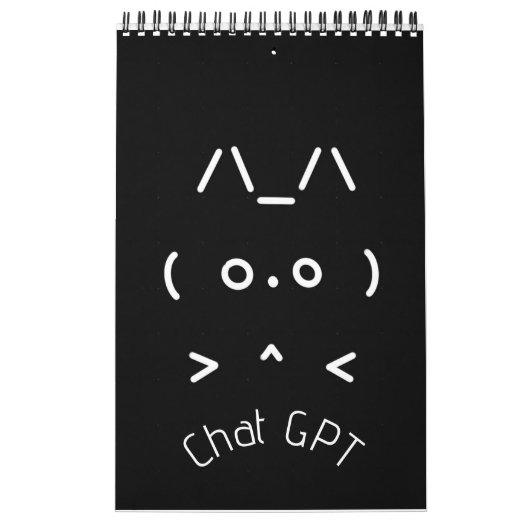 Chat GPT AI-Inspiriert Agenda Kalender 2 - Farbe (Titelbild)
