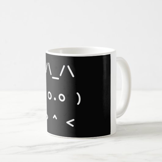 Chat GPT AI-Inspiriert Kaffeecup Black Kaffeetasse (VorderseiteRechts)