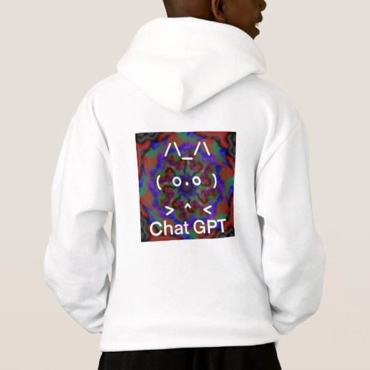 Chat GPT Hoodie (Rückseite)