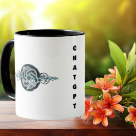 Chat GPT Minimalistische Kaffee Tasse