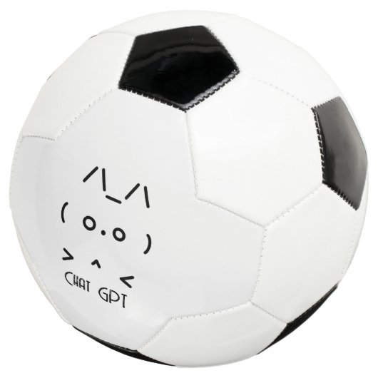 Chat GPT Soccer Ball (Dreiviertel)
