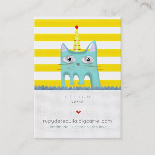 Chat-Happy-Geburtstagskarten Party Visitenkarte (Vorderseite)