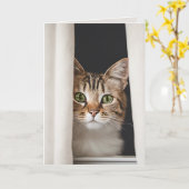 Chat im Fenster für Miss Sie Karte (Gelbe Blume)