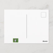 Chat in Clover Sprichwort Hallo Postkarte (Rückseite)