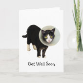 Chat in Cone Get Well Card Karte (Vorderseite)