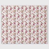 Chat-Junggeselinnen-Abschied im rosa Thema Geschenkpapier (Flach)