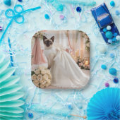 Chat-Junggeselinnen-Abschied im rosa Thema Pappteller (Party)