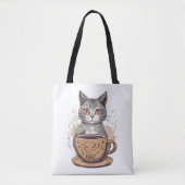 Chat-Kaffee Tasche (Vorderseite)