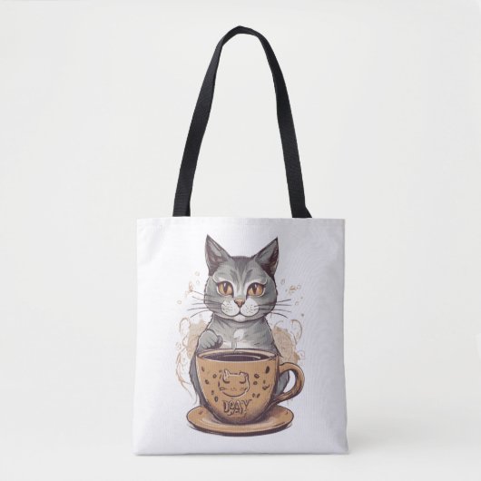 Chat-Kaffee Tasche (Vorderseite)