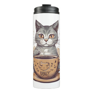 Chat-Kaffee Thermosbecher