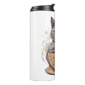 Chat-Kaffee Thermosbecher (Nach links gedreht)
