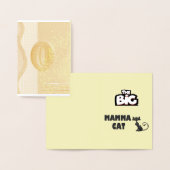 Chat-Karten, schwarz und weiß Folienkarte (Anzeige)