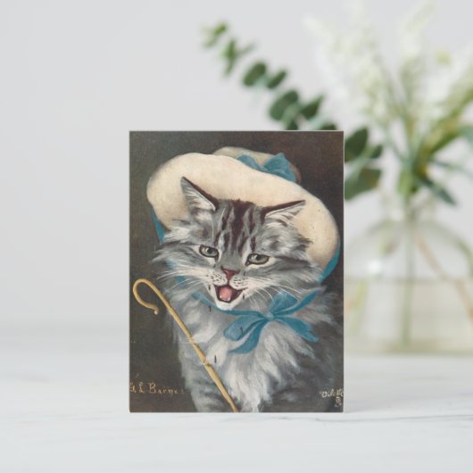 Chat La bergère Postkarte (Stehend Vorderseite)