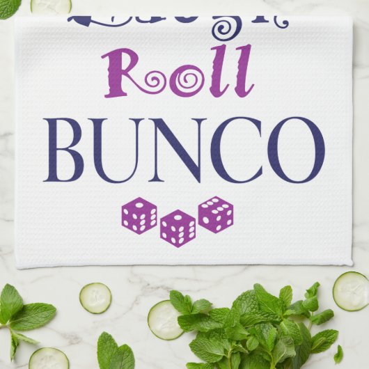 Chat, Lachen, Rolle - bunco Handtuch (Gefaltet)