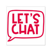 Chat Lehrerin Briefmarke Permastempel (Design)