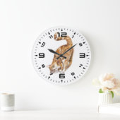 Chat-Liebe Acrylwand-Uhr Große Wanduhr (Zuhause)