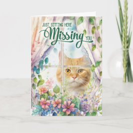Chat Lover Garden Window Vermisst Karte