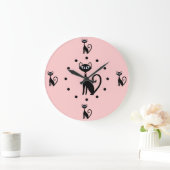 Chat Lovers Wall Clock Große Wanduhr (Zuhause)