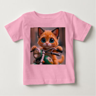 Chat lustig baby t-shirt