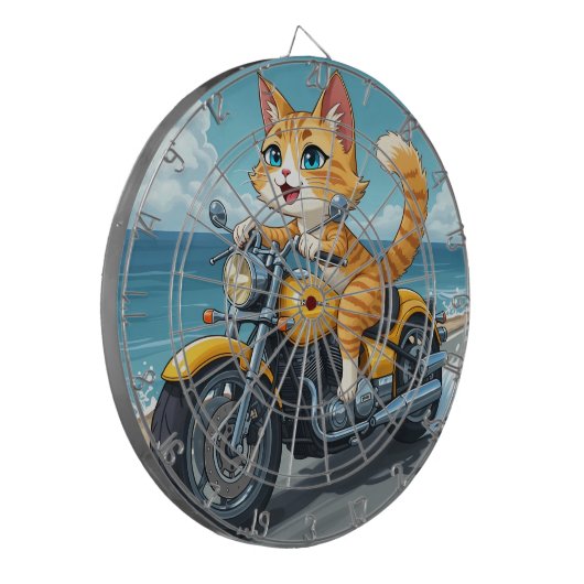 Chat lustig dartscheibe (Vorderseite Links)