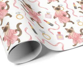 Chat Make-up ARTIST Geschenkpapier