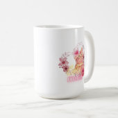 Chat Mama Tasse - Niedlicher Kaffee-Teppichkissen (VorderseiteRechts)