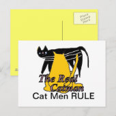 Chat Men Rule Card Postkarte (Vorne/Hinten)
