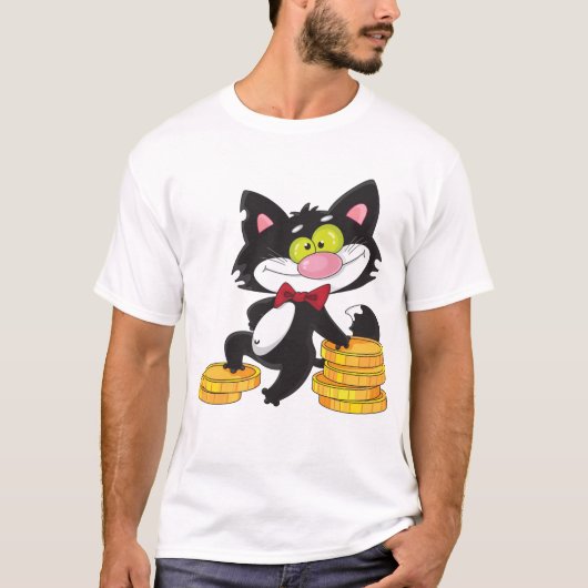 Chat mit Geld Mens T - Shirt (Vorderseite)