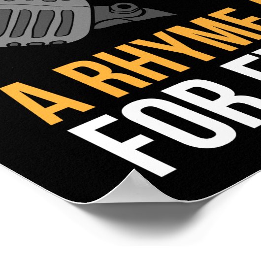 Chat-Musik Poster (Ecke)