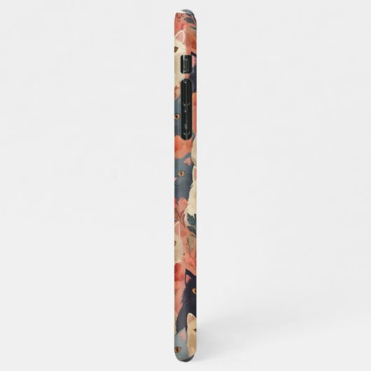 Chat Muster Telefoncase iPhone Hülle (Linke Seite)