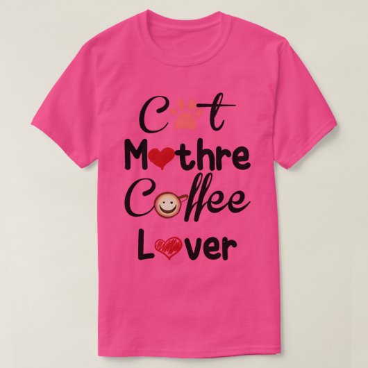 Chat Mutter Kaffee Lover Witzig Niedlich T-Shirt (Design vorne)