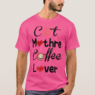 Chat Mutter Kaffee Lover Witzig Niedlich T-Shirt