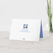 Chat-Nickerchen erhält Wohlfühlkarte Karte (Rückseite)