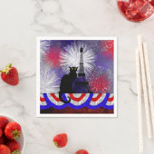 Chat Noir Bastille Day Serviette (Beispiel)