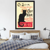 Chat Noir~Black Cat Leinwanddruck (Insitu (Schlafzimmer))