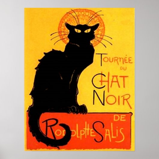 Chat Noir...Black Cat Poster (Vorne)
