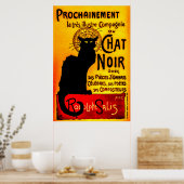 Chat Noir - Black Cat Poster (Küche)