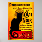 Chat Noir - Black Cat Poster (Vorne)