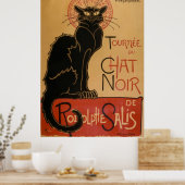Chat Noir ~ Black Cat Poster (Küche)