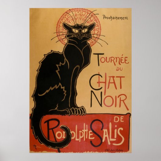 Chat Noir ~ Black Cat Poster (Vorne)