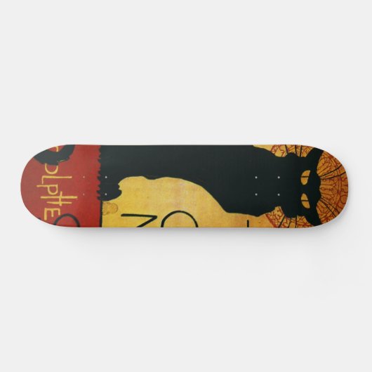 Chat Noir - Black Cat Skateboard (Horizontal)
