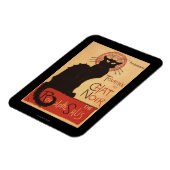 Chat Noir Cabaret Troupe Black Cat Promo Poster Magnet (Linke Seite)