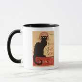 Chat Noir Cabaret Troupe Black Cat Promo Poster Tasse (Links)