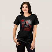 Chat Noir Canada Day Tri-Blend Shirt (Vorderseite voll)